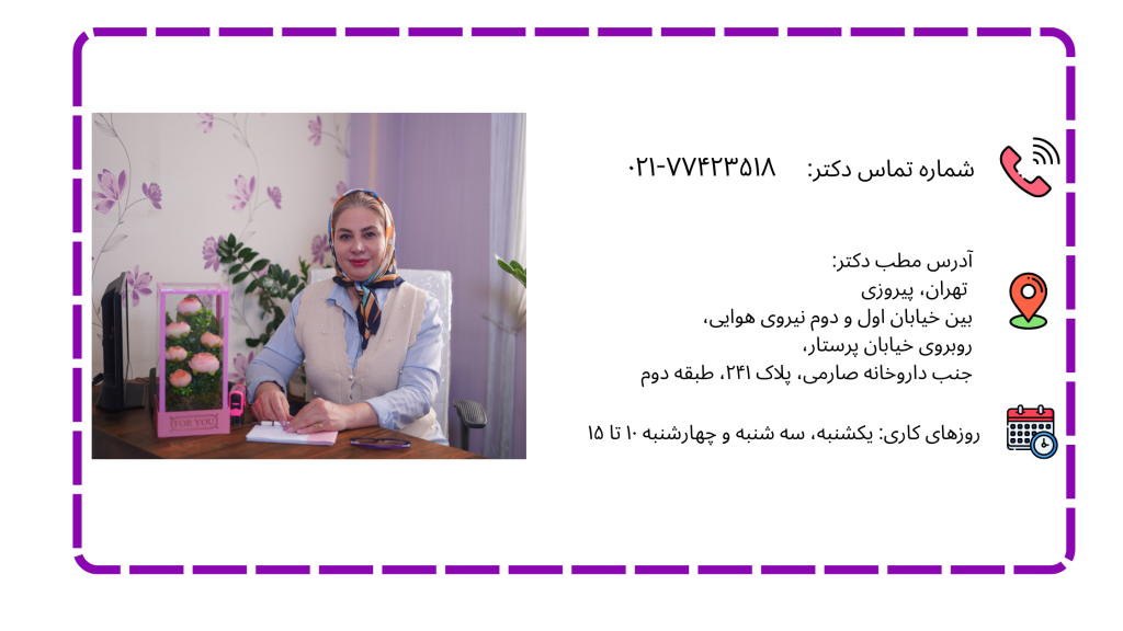 راه های ارتباطی با دکتر مریم عباسیان نیک