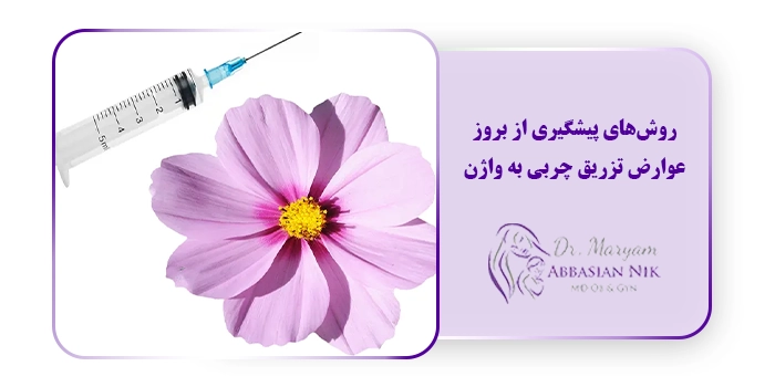 روش‌های پیشگیری از بروز عوارض تزریق چربی به واژن